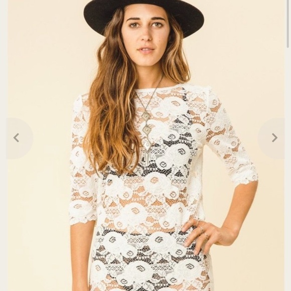 Spell & The Gypsy | Rare Rosamond Lace Mini Dress - Picture 8 of 11